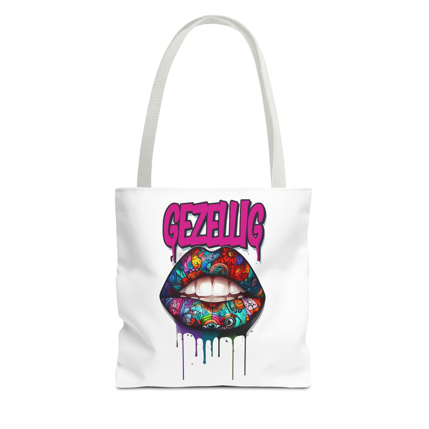 Colorful Lips  Dutch Gezellig Tote Bag