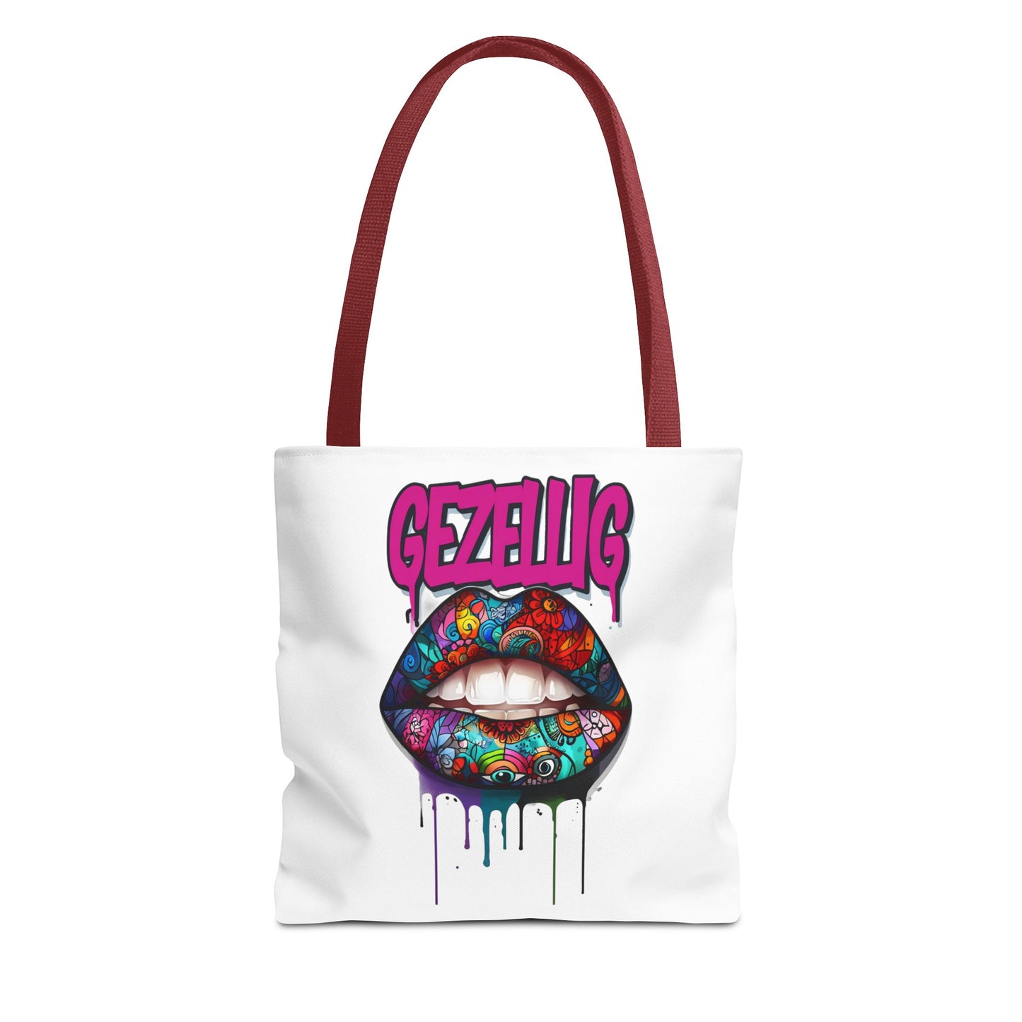 Colorful Lips  Dutch Gezellig Tote Bag