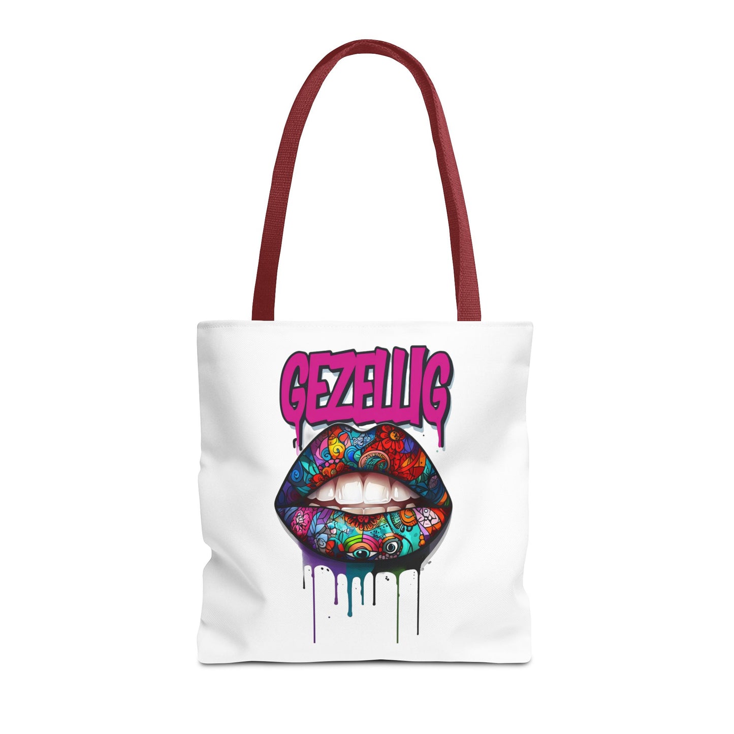 Colorful Lips  Dutch Gezellig Tote Bag