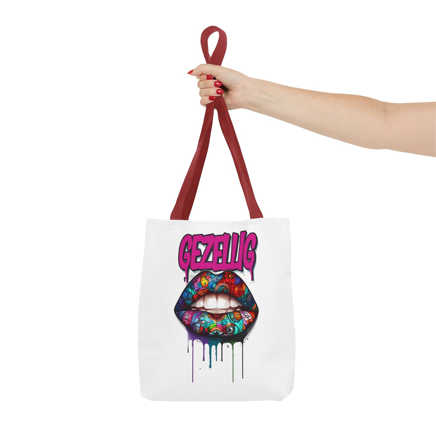 Colorful Lips  Dutch Gezellig Tote Bag