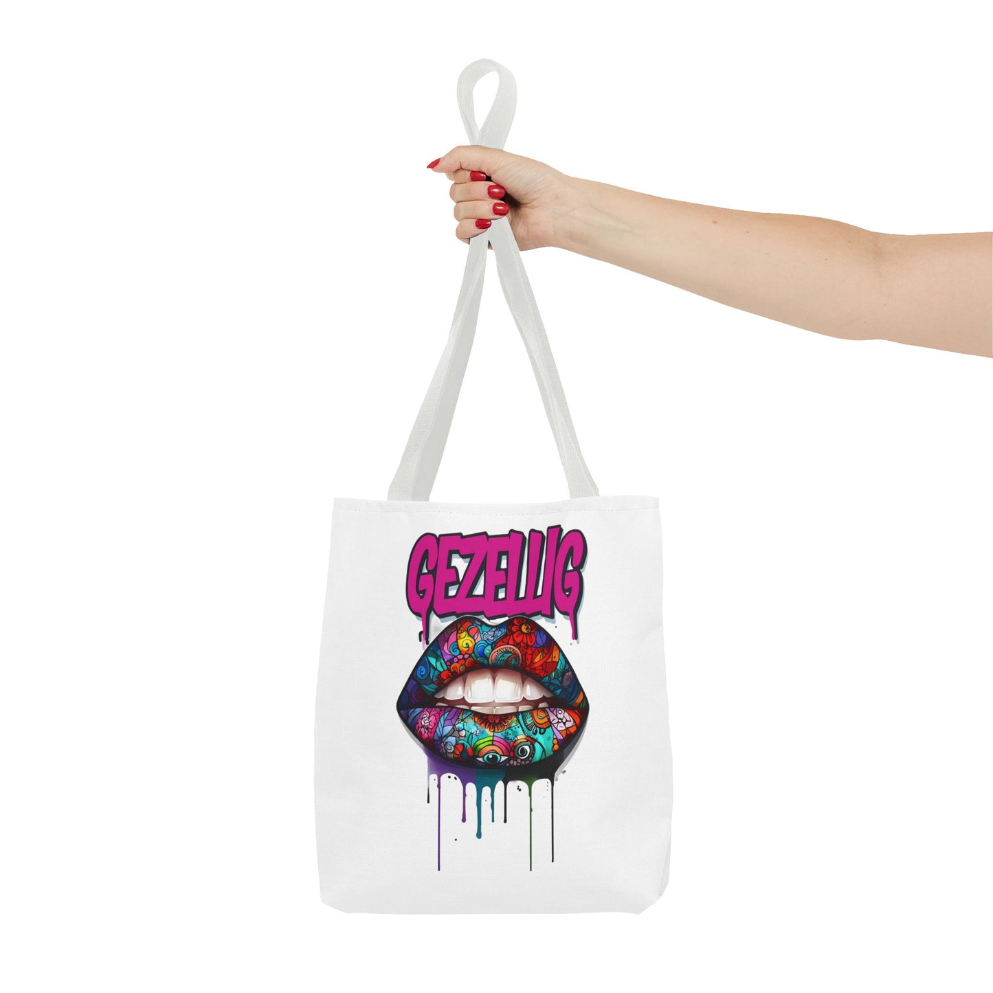 Colorful Lips  Dutch Gezellig Tote Bag