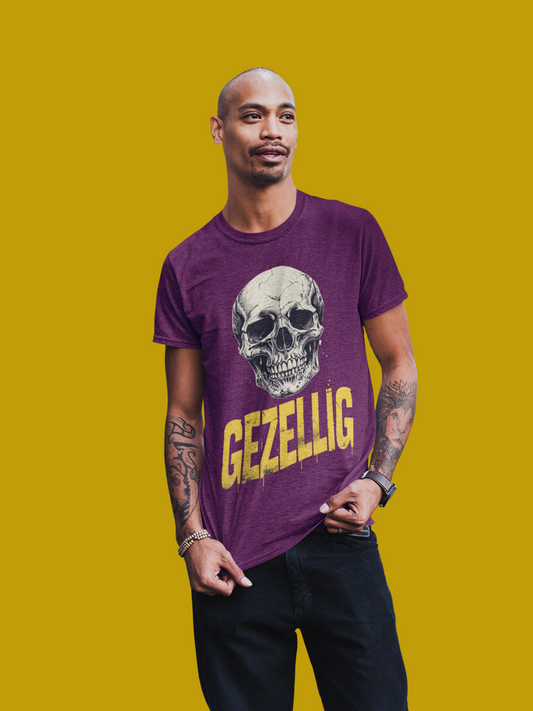 Gezellig Skull Funny Dutch Tee