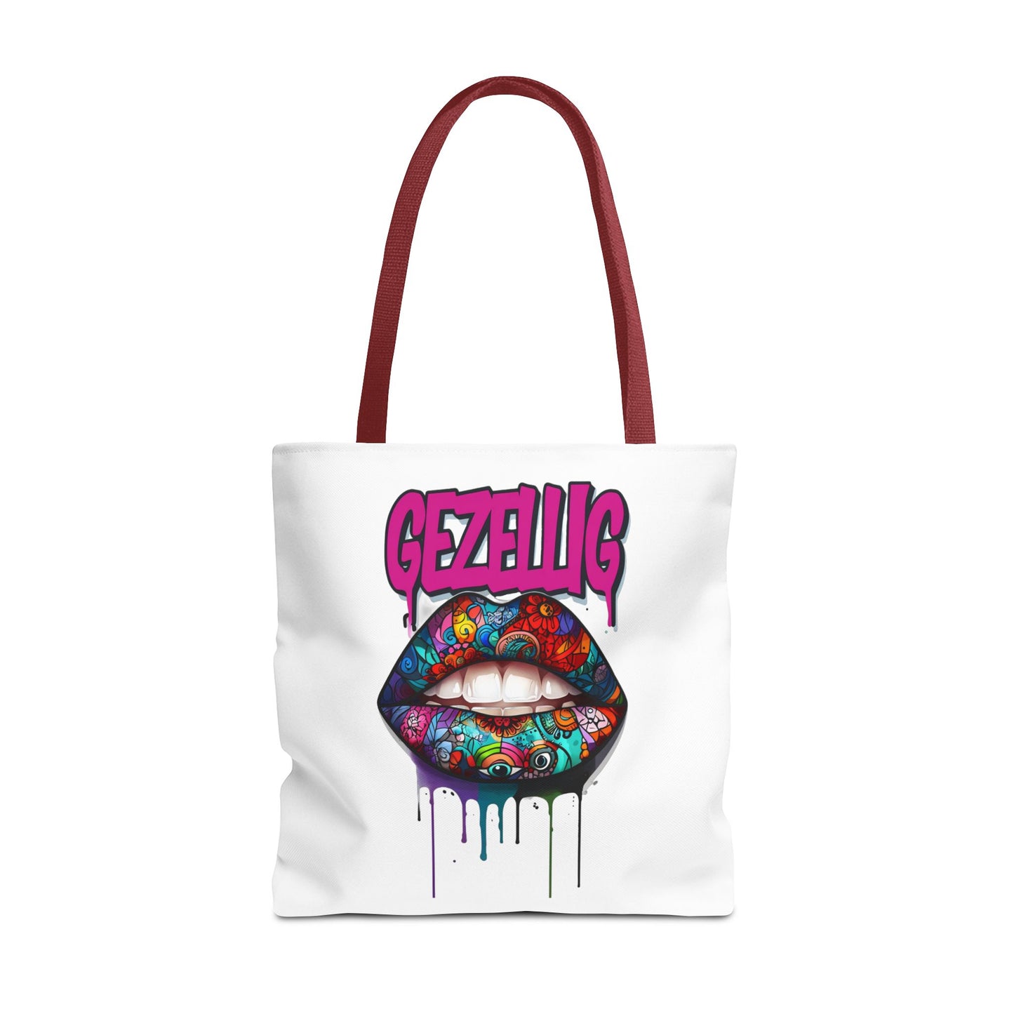 Colorful Lips  Dutch Gezellig Tote Bag