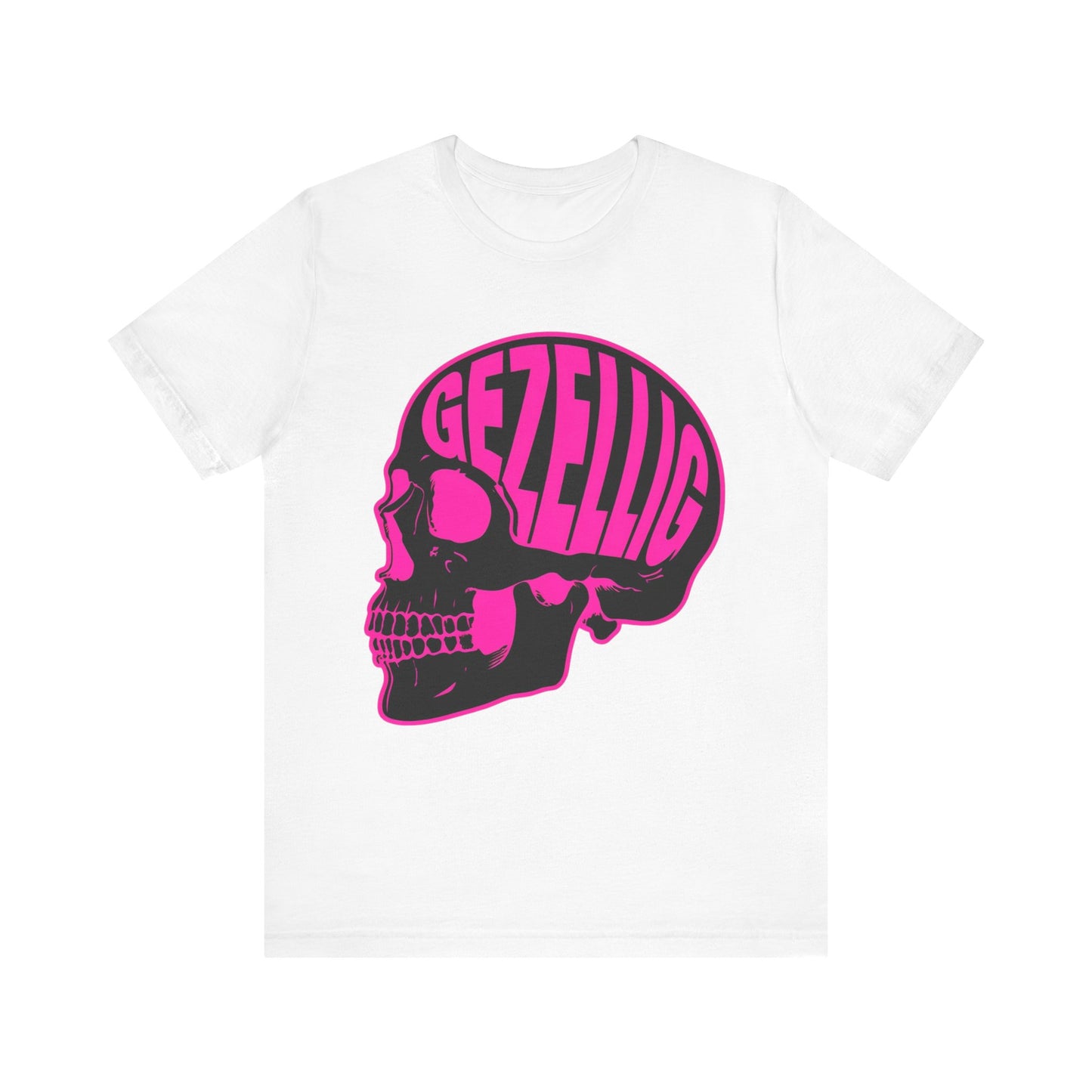 GEZELLIG Skull Graphic Unisex T-Shirt - Trendy Casual Wear