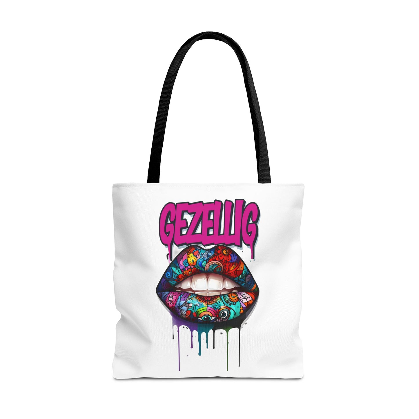 Colorful Lips  Dutch Gezellig Tote Bag