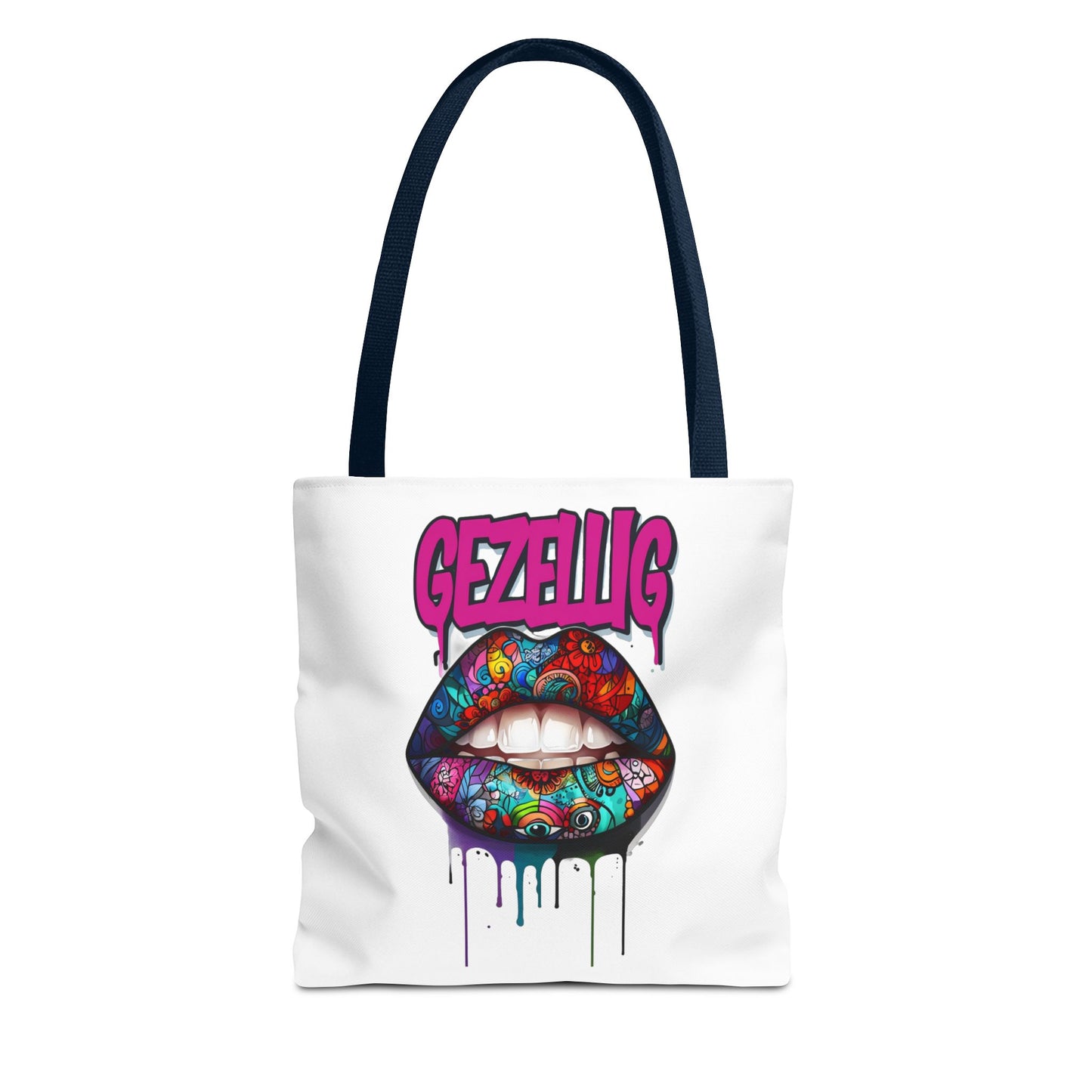 Colorful Lips  Dutch Gezellig Tote Bag