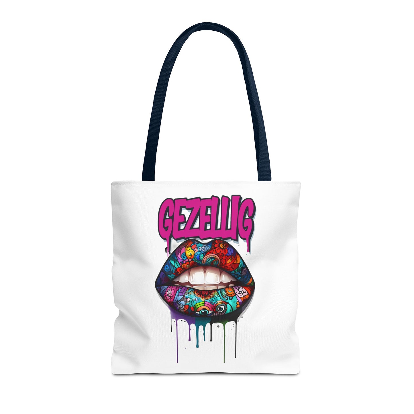 Colorful Lips  Dutch Gezellig Tote Bag